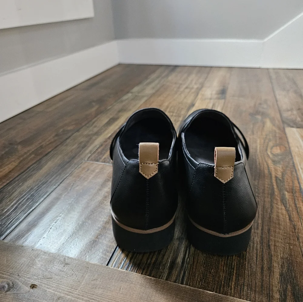 NWOT Dr. Scholl's Webster Women's Black Slip-On Comfortable‎ Loafers. Size 11W